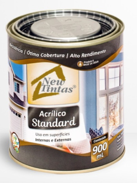 New Tintas Standard Acr Semi Brilho Branco 900ml