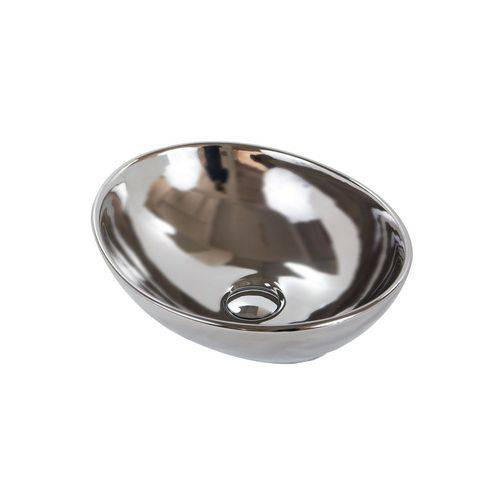 Cuba de Apoio 40x33 Oval Cromada