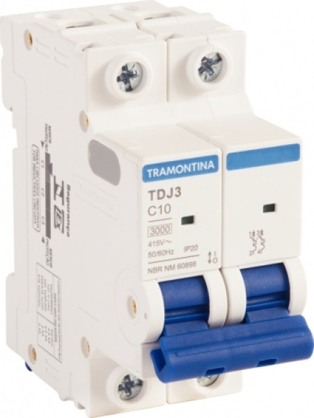 Disjuntor Bipolar 50a 6ka Branco