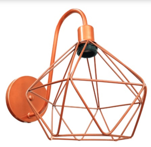 Arandela Aramada Diamante Cobre Arardic Lumanti