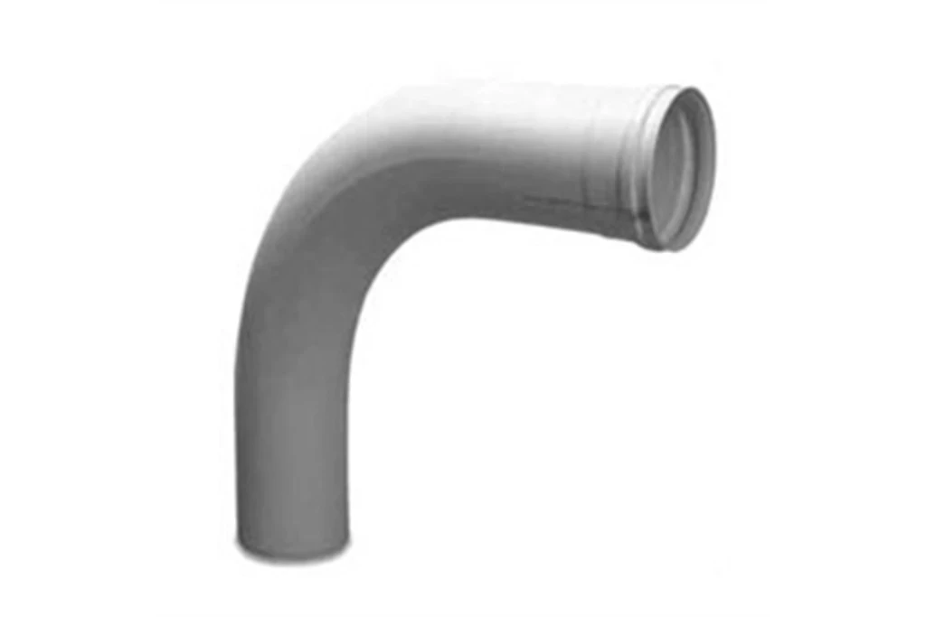 Curva 90° Longa para Esgoto 100mm Branca