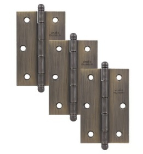 Dobradica Kit 3 Peças Ouro Velho 3" C/bola 880
