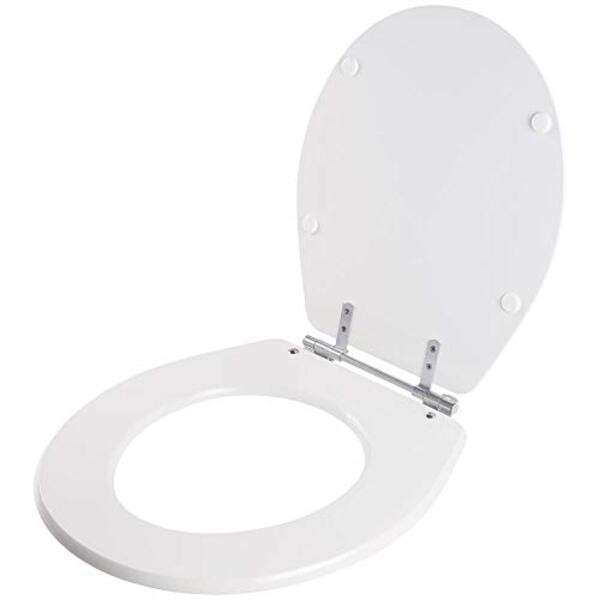 Assento Laqueado Oval Branco