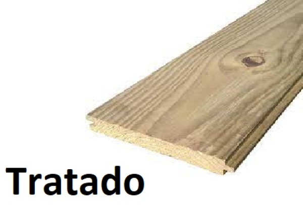 Parede/divisao Pinus 14cm Largura Tratada **