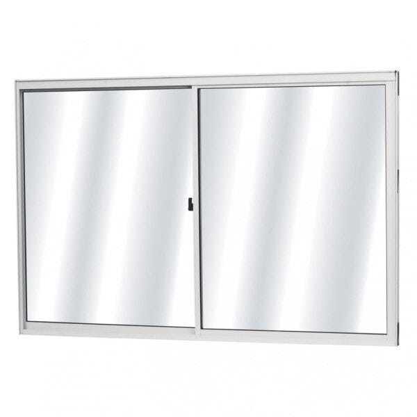 Jan Aluminio 1,00l X 1,00a V.i.correr (2fl Moveis) Branca Mgm