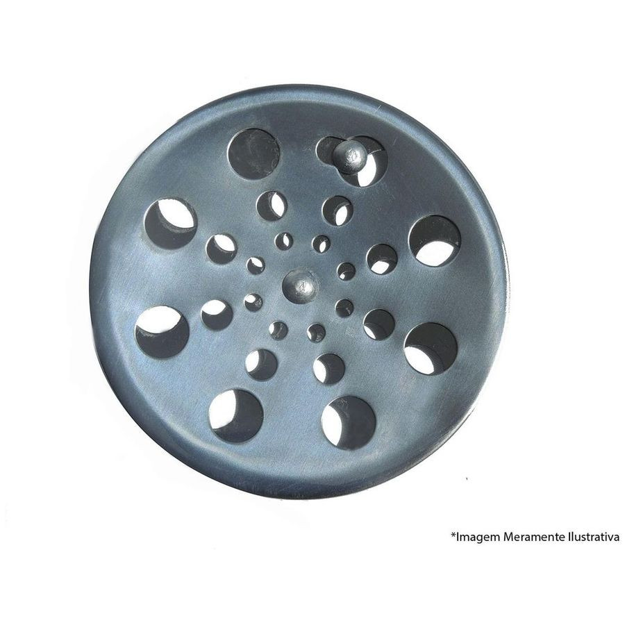 Grelha Aço Inox Overtime com Fecho Redondo 10cm