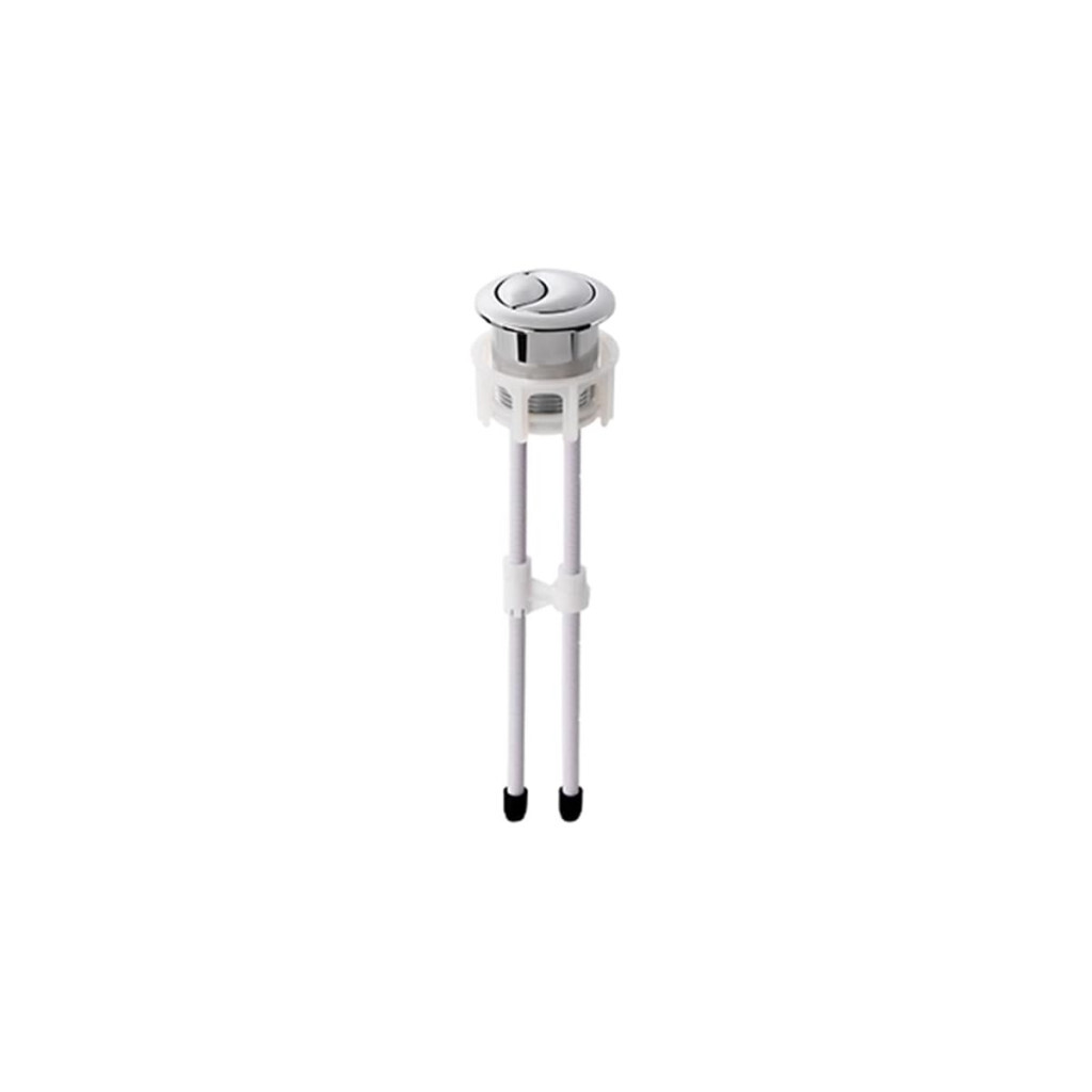 Botao Acionador Superior Duplo Abs Cromado P/caixa Acoplada Astra - Blukit