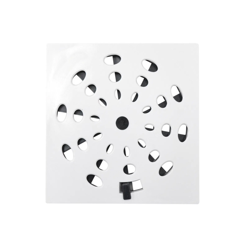 Grelha Quadrada 15 X 15 C/fecho Plastica Branca Astra