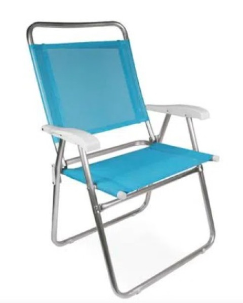Cadeira Aluminio Master Plus 2112 / 2119 Mor ( Cores Sortidas )