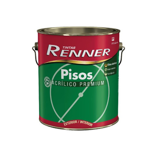 Renner Acrilica Pisos Amarelo 3,6lt