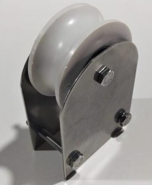 Portão - Roldana Nylon C/chapa Inox
