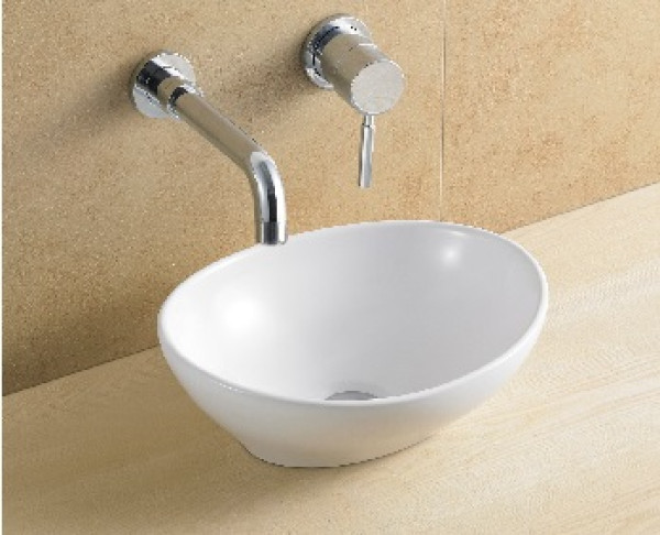 Cuba de Apoio 40x33 Oval Branca