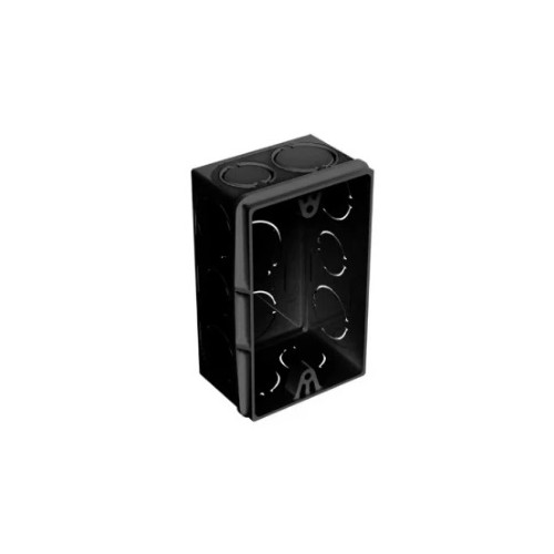 Caixa 4 X 2 Luz Plastica Preta
