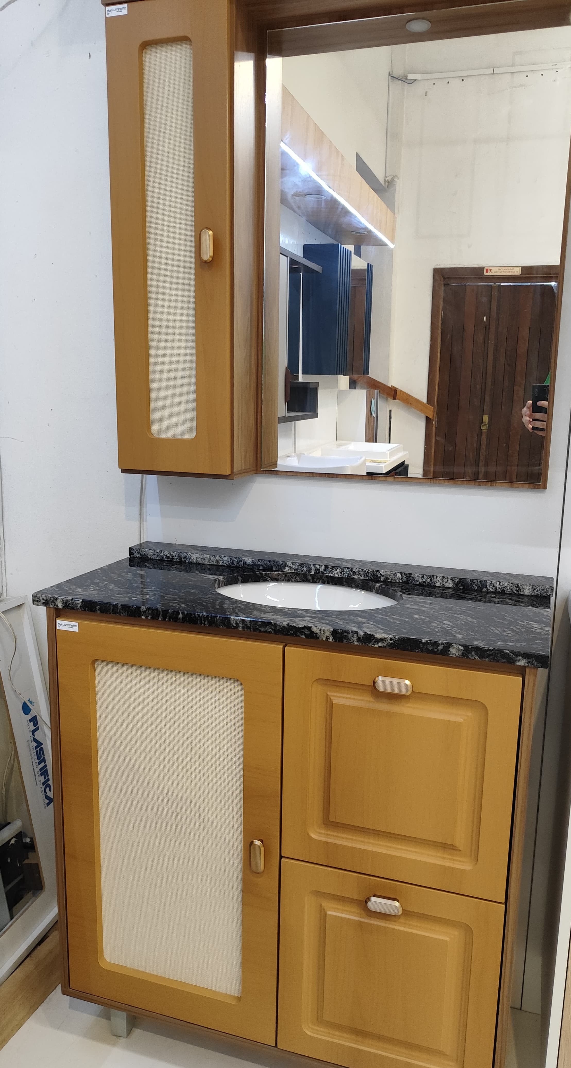 Kit Balcao Luminetto 0,80cm Lunar C/marmore(ultima Remessa