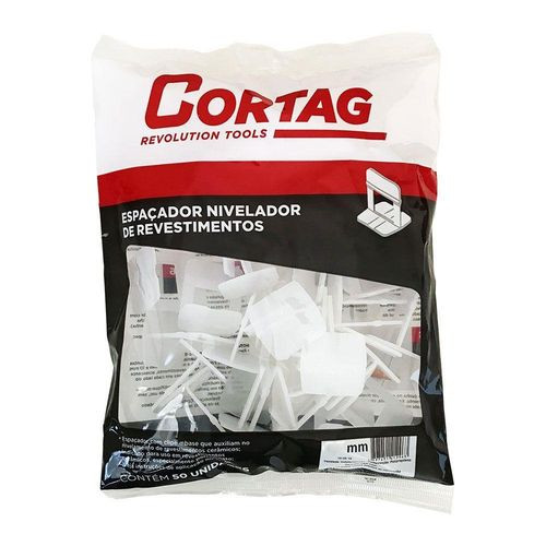 Clips Cortag 2,0mm Smart - Pacote 100 Peças