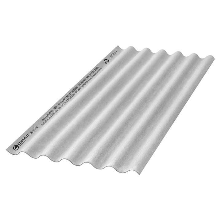 Telha 4mm 1,22 X 0,50 Imbralit