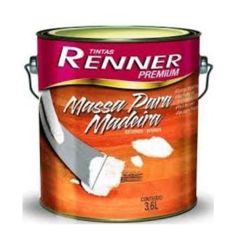 Massa Para Madeira Renner 3,6l