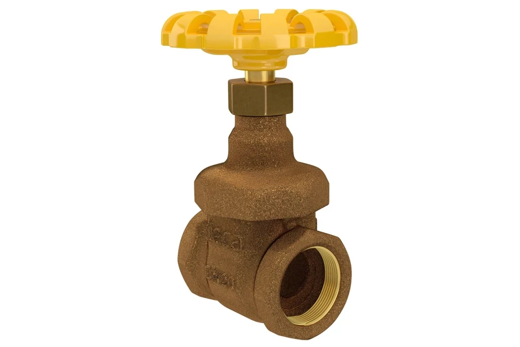 Registro de Gaveta 1'' Dourado e Amarelo