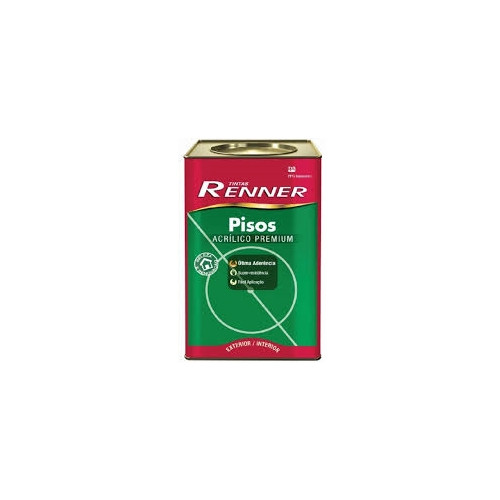 Renner Acrilica Pisos Cinza 18lt