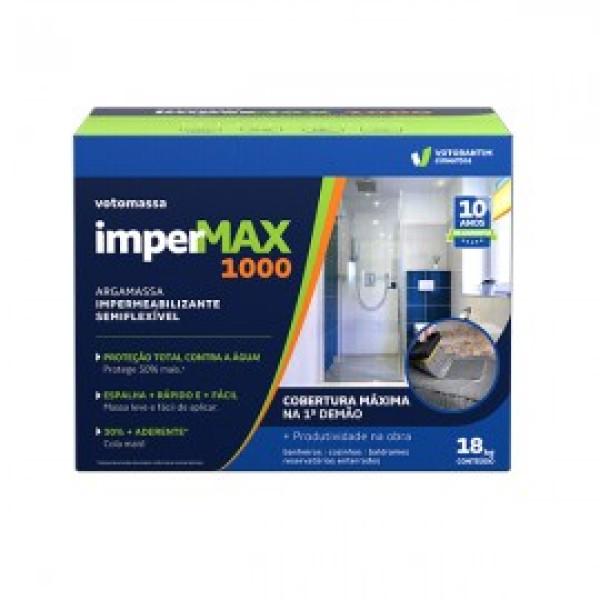 Impermeabilizante Semi-flex Impermax 1000 18kg Votoran