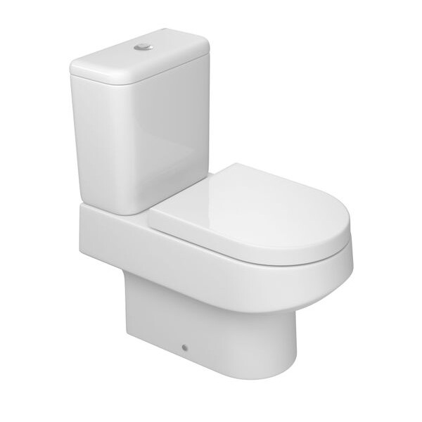 Bacia C Caixa Acopl e Assento Termofixo Carrara/nuova Branco Gelo - Deca