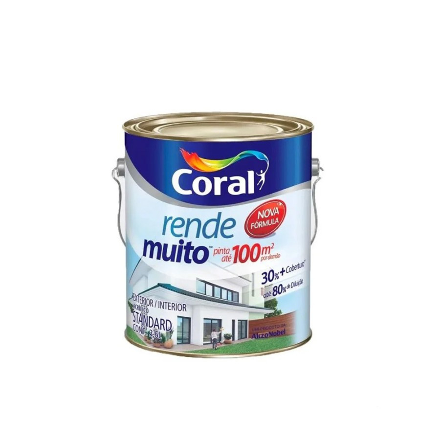 Acril. Coral Rende Muito Fo - 3,6l Branco