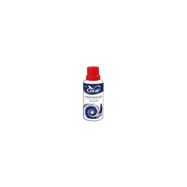 Corante Liquido água 50ml Coral Vermelho