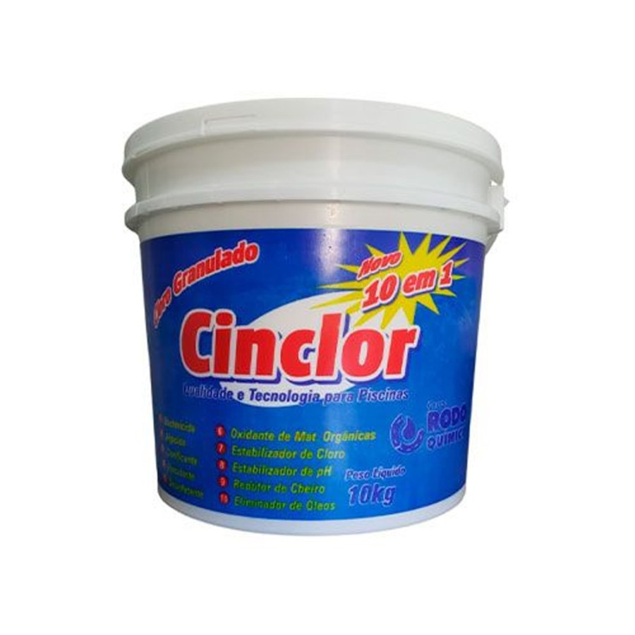 Cloro Granulado 10 em 1 P/ Piscina Rodo Química 1kg