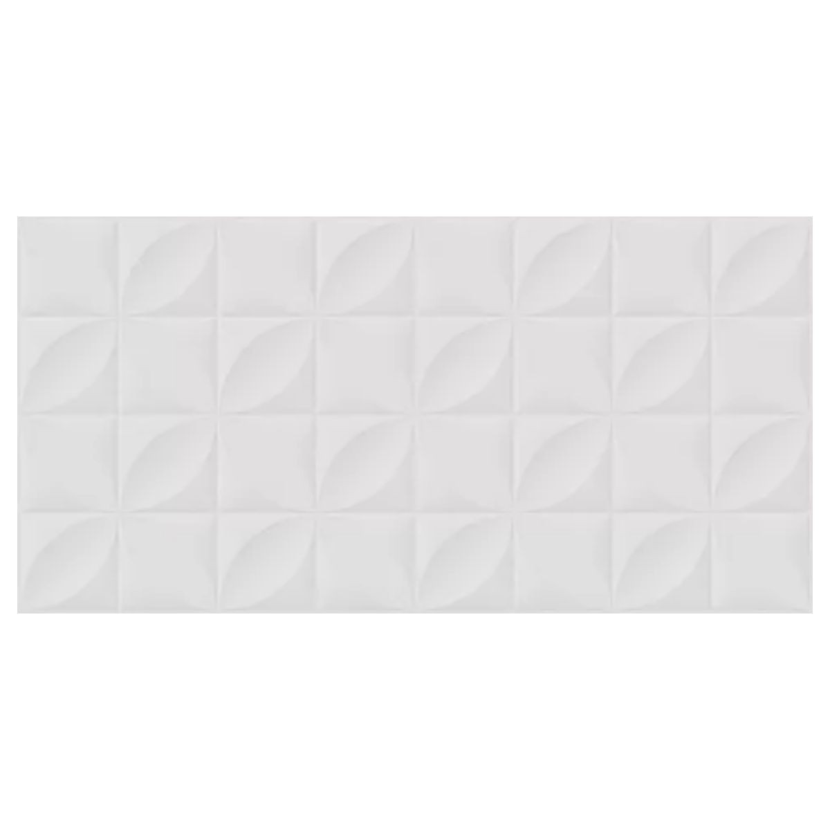 Azulejo Lume Botanico Branco Mate 45x90 Ret.