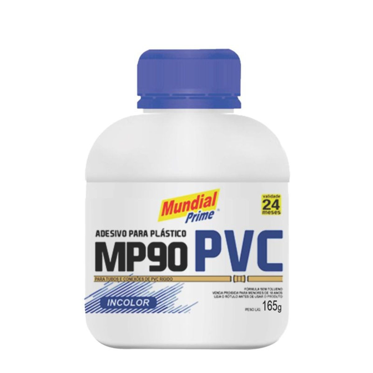 Adesivo  Plástico para Pvc 165 G C/ Pincel Cola Pra Cano