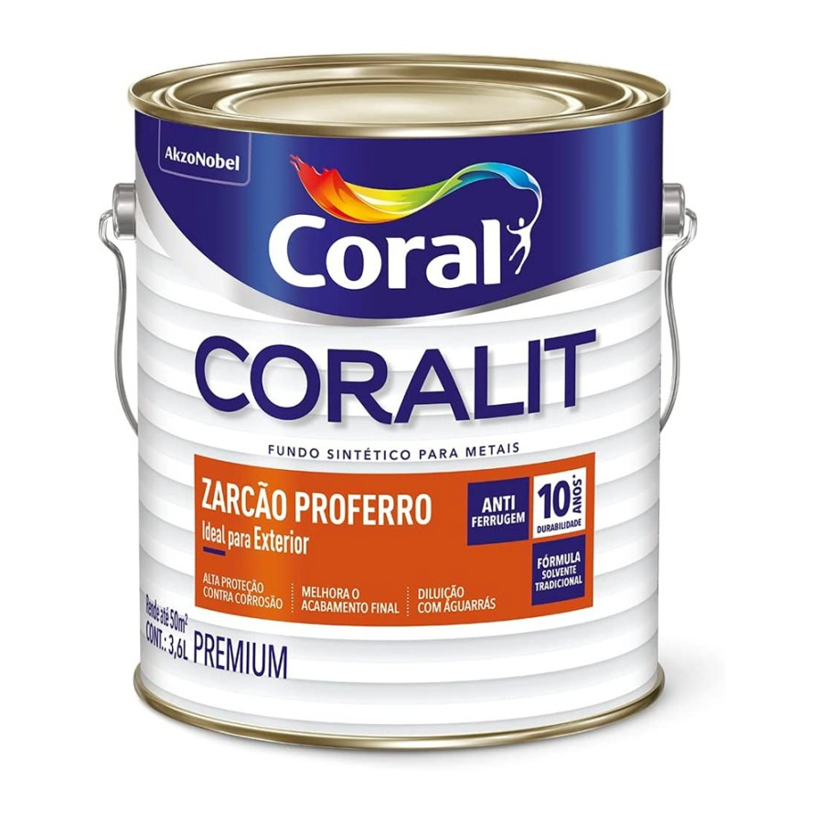 Fundo Coralit Preparador para Madeira Balance 3,6 Litros