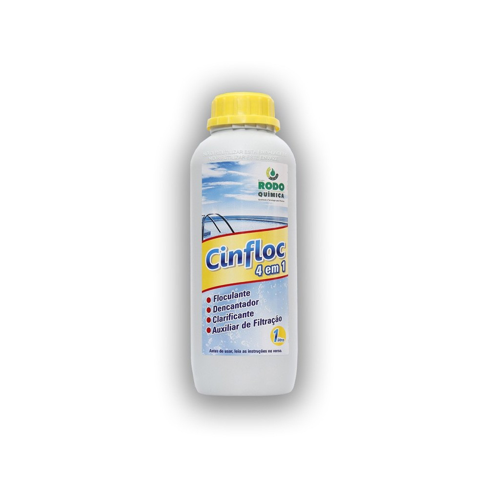 Clarificante e Floculante P/ Piscina Cinfloc 1 L - Rodoquimica