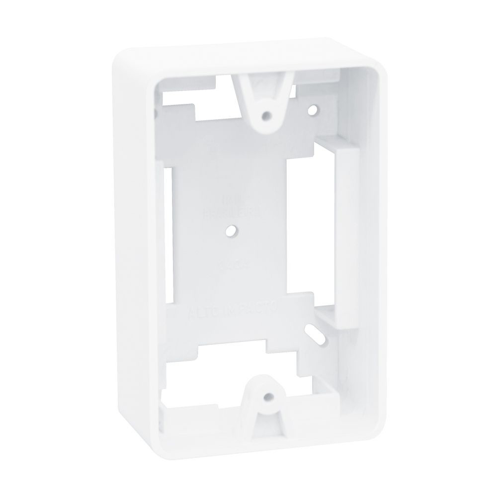 Caixa de Derivação Padrão para Canaletas de 20, 40 e 50mm - 115 X 72 X 41mm - Sistema Externo