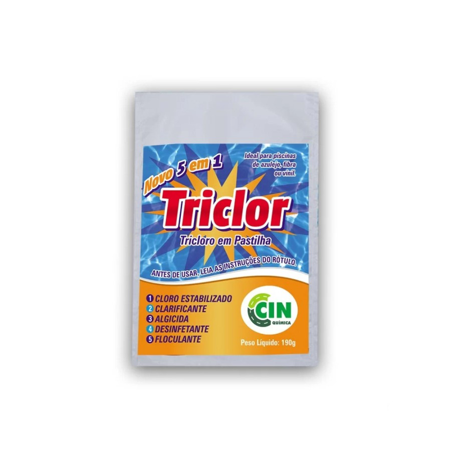 Triclor Pastilha Rodoquimica - 190g