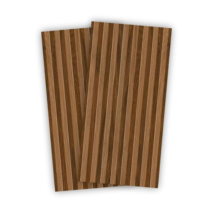Azulejo Lume Ripado Canela 45x90 Ret.