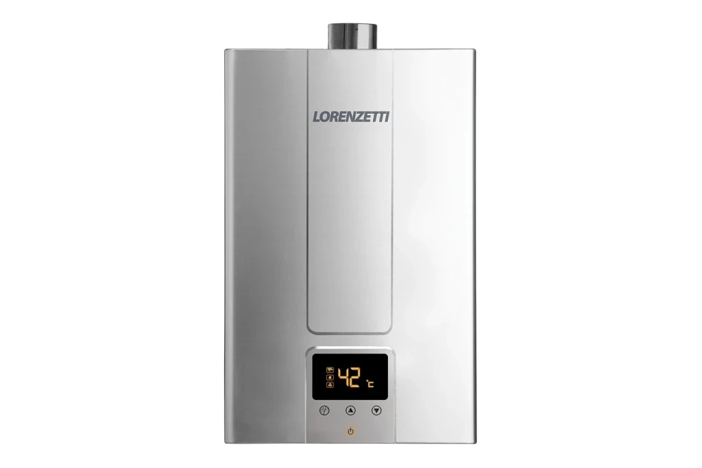 Aquecedor a Gás Lorenzetti Lz 1600 Digital - Inox Glp