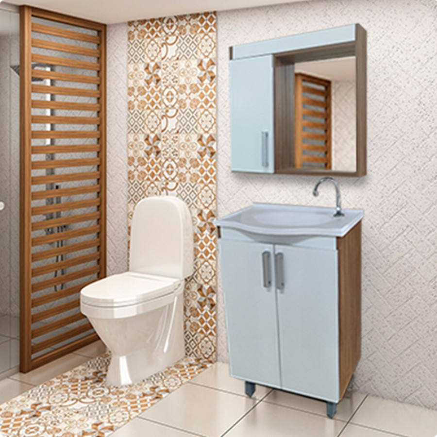 Balcão para Banheiro Cewal 560 - 60cm