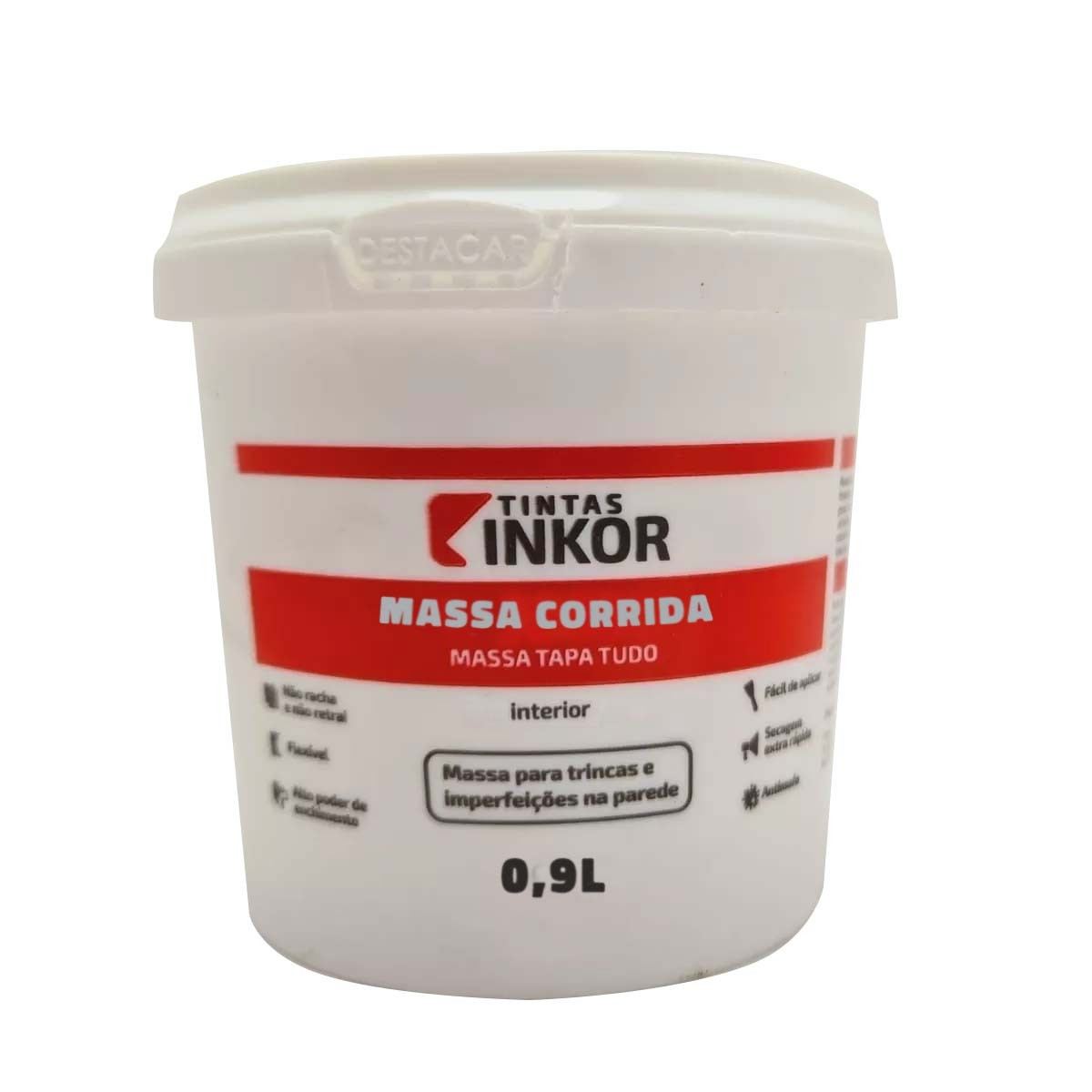 Massa Corrida Pva Inkor 0,9l
