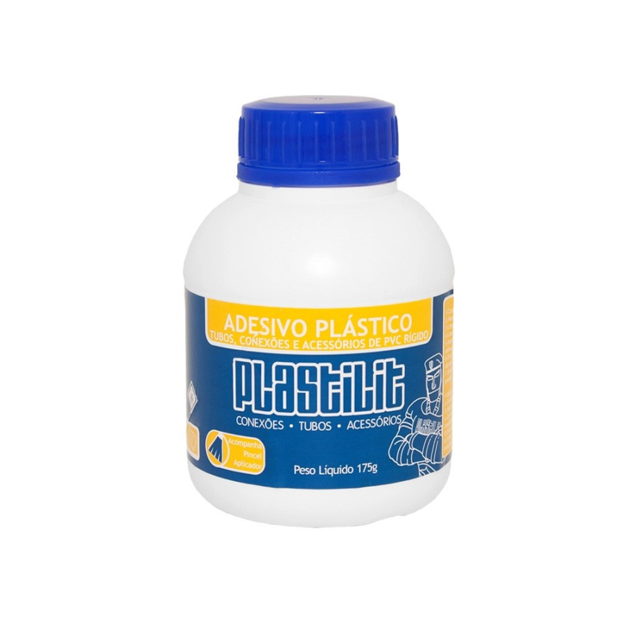 Adesivo Pvc 175 Gr C/pincel - Plastilit