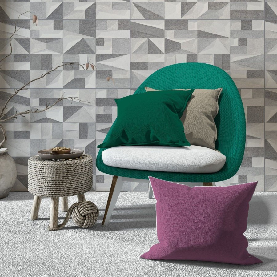 Azulejo Fioranno Menfi Grigio Plus - 38x75 a
