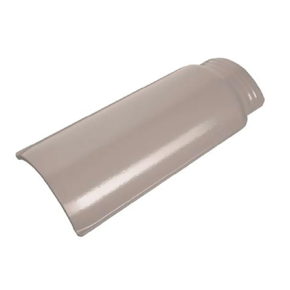 Cumeeira Cerâmica Esmaltada Cejatel Premier Wave Cinza