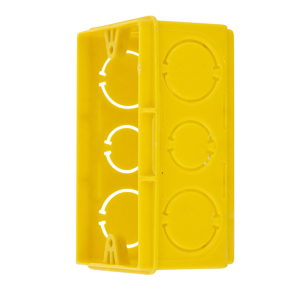 Caixa de Luz 4x2 Retangular Amarela