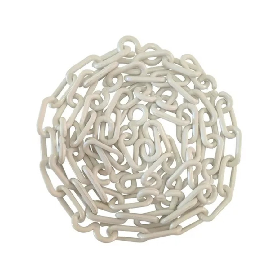 Corrente Plástica 6mm Metasul - Branca Valor Metro