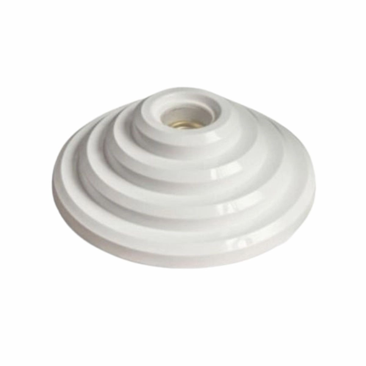 Plafon Ps Plast Piramide Redondo Rosqueado Bco