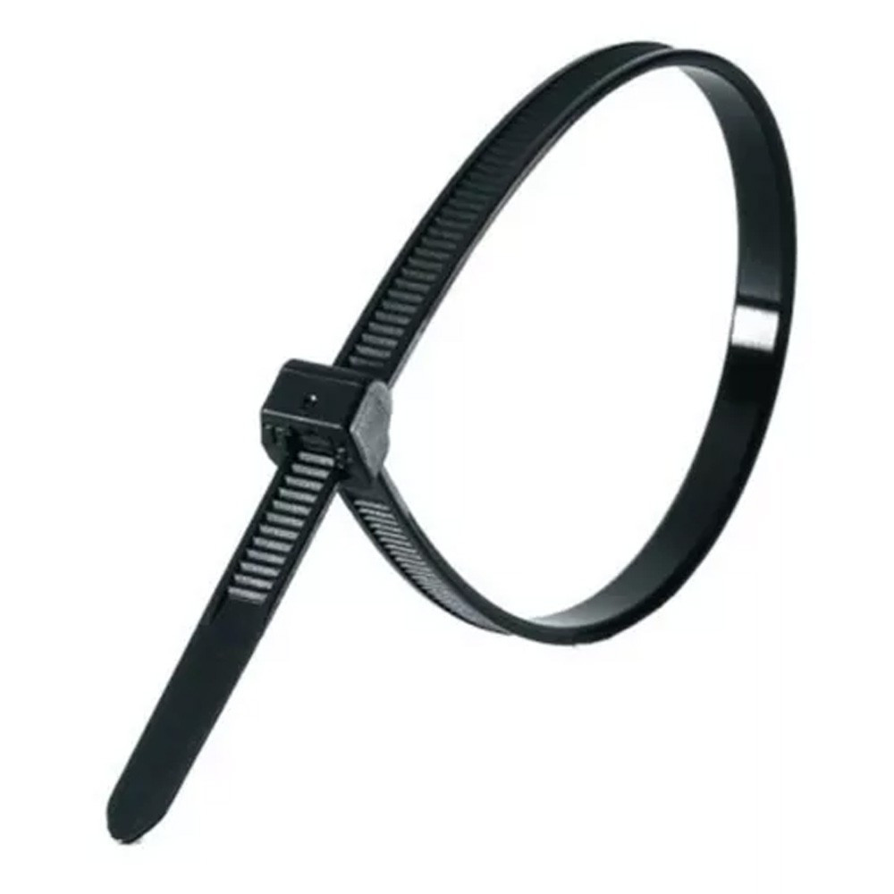 Abraçadeiras Nylon 140x2,5 Preta C/100