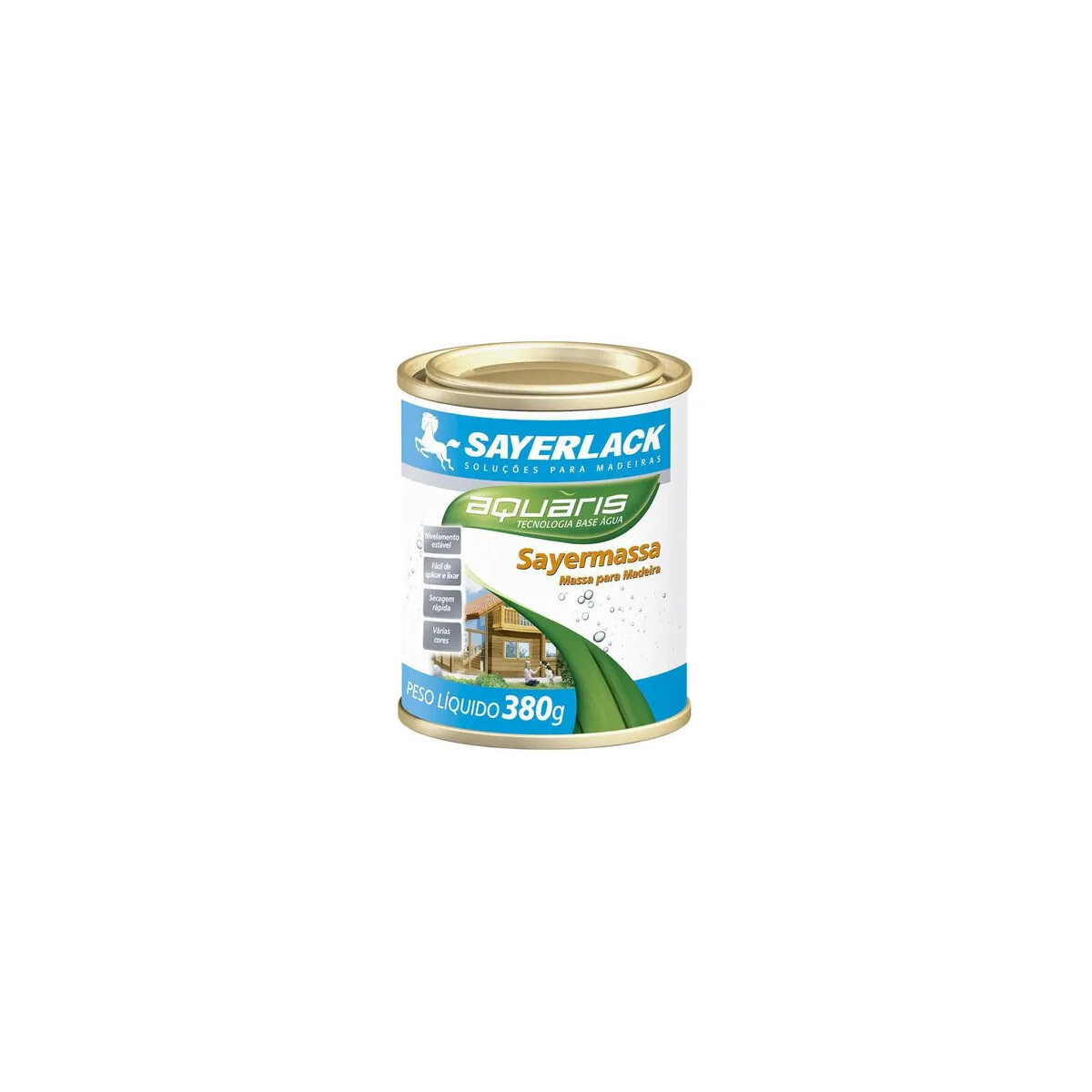 Massa para Madeira Sayerlack 1,5kg Eucalipto Yl.1424.828bqt