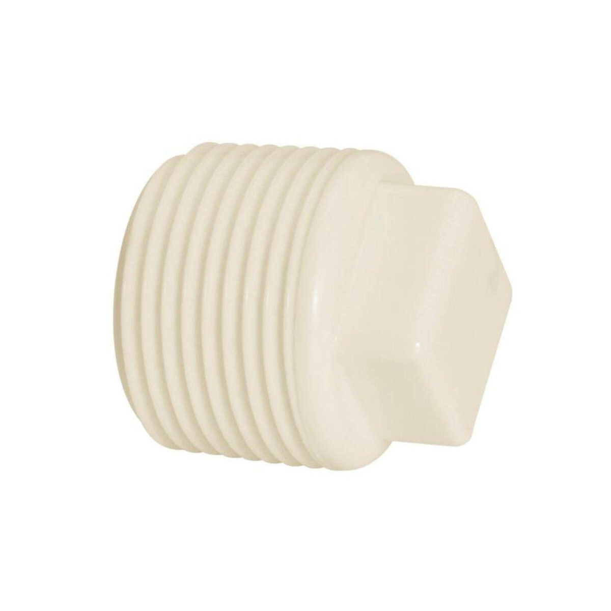 Kit C/ 10 Plug Roscável 1/2 Pvc Tampão Rosca Macho Amanco