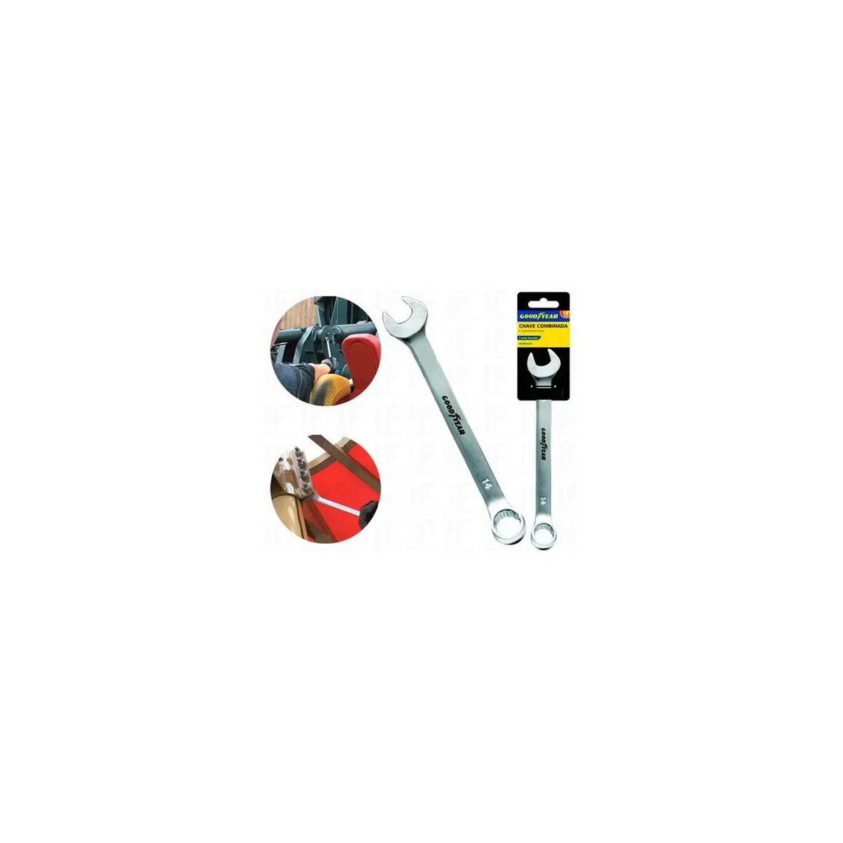 Chave Combinada Dtools Cromo Vanádio 26mm