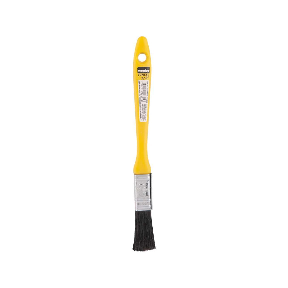 Pincel Roma Fibra Sintética 1/2" para Acabamentos Precisos