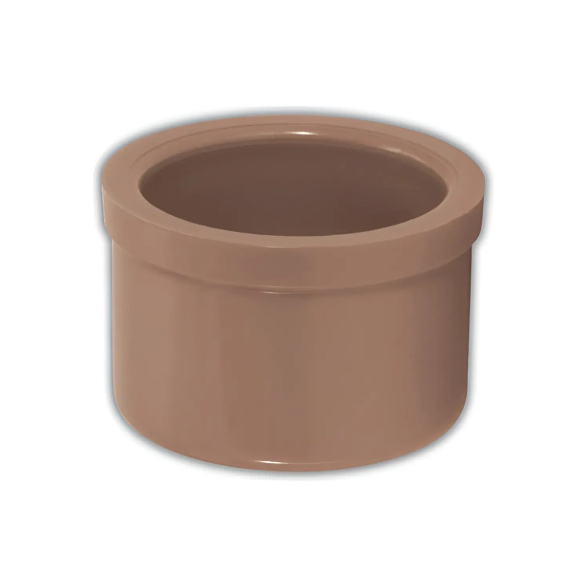 Tampão Cano Pvc Amanco Marrom 25mm Soldável para Esgoto